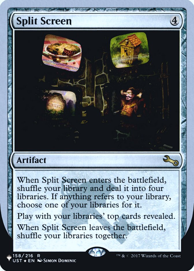 Split Screen (Unfinity Foil Edition) [The List] - Destination Retro