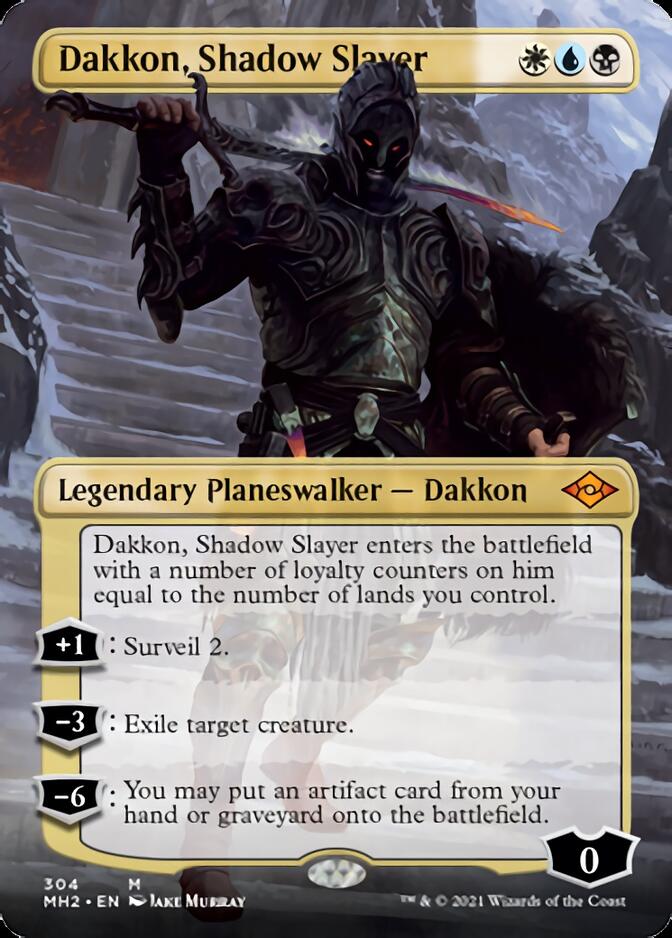 Dakkon, Shadow Slayer (Borderless) [Modern Horizons 2] - Destination Retro