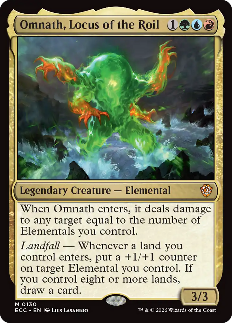 Omnath, Locus of the Roil [Lorwyn Eclipsed Commander] - Destination Retro