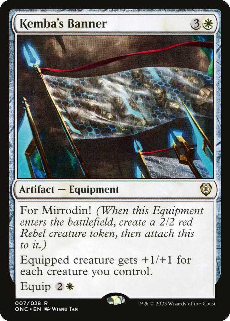 Kemba's Banner [Phyrexia: All Will Be One Commander] - Destination Retro