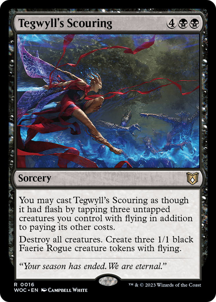 Tegwyll's Scouring [Wilds of Eldraine Commander] - Destination Retro
