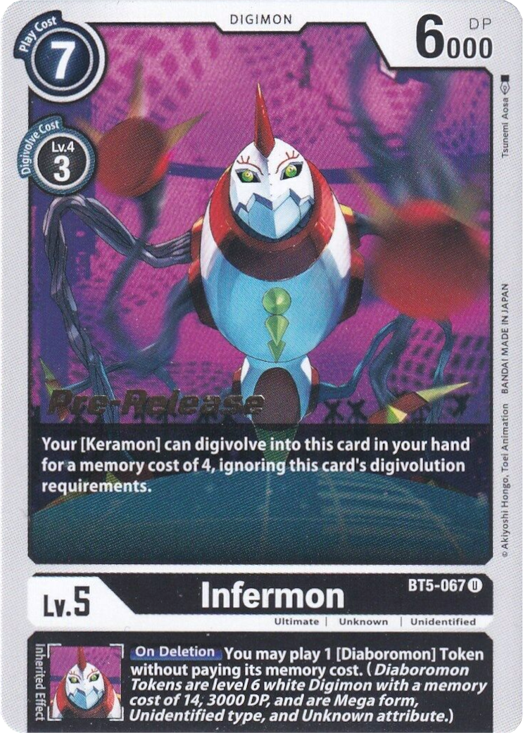 Infermon [BT5-067] [Battle of Omni Pre-Release Promos] - Destination Retro