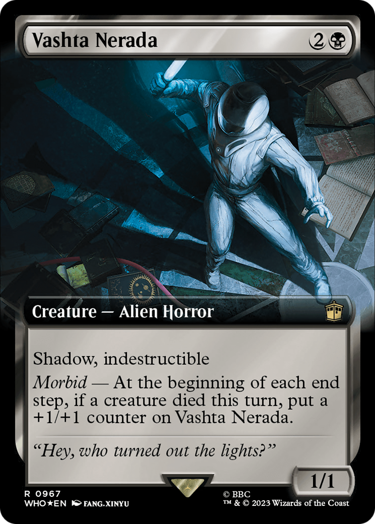 Vashta Nerada (Extended Art) (Surge Foil) [Doctor Who] - Destination Retro