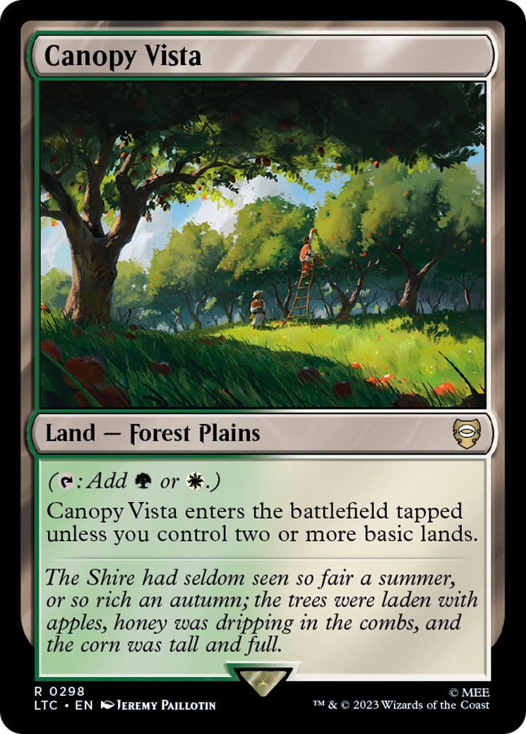 Canopy Vista [The Lord of the Rings: Tales of Middle-Earth Commander] - Destination Retro
