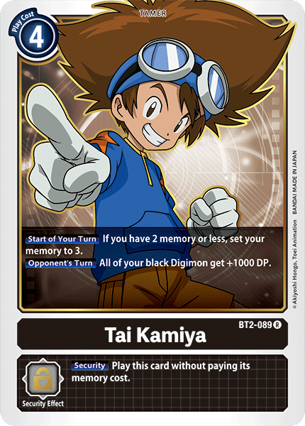 Tai Kamiya [BT2-089] [Release Special Booster Ver.1.0] - Destination Retro
