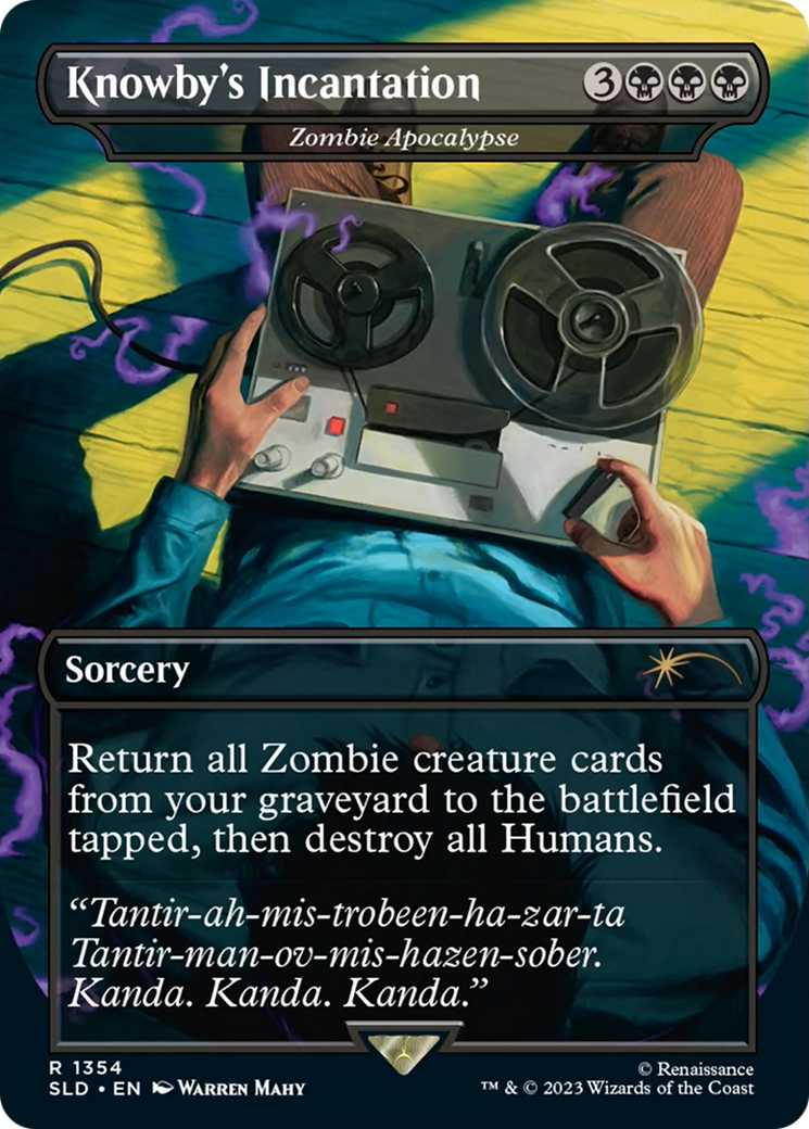Knowby's Incantation - Zombie Apocalypse [Secret Lair Drop Series] - Destination Retro