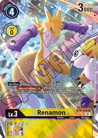Renamon [BT5-036] (Tamer's Card Set 1) [Battle of Omni Promos] - Destination Retro