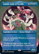 Azami, Lady of Scrolls (Borderless) [Secret Lair Drop Series] - Destination Retro