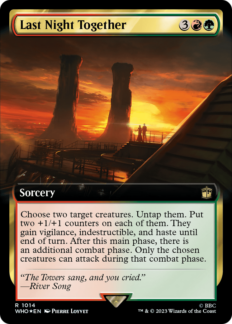 Last Night Together (Extended Art) (Surge Foil) [Doctor Who] - Destination Retro