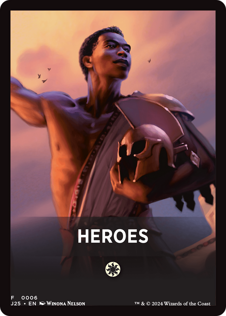 Heroes Theme Card [Foundations Jumpstart Front Cards] - Destination Retro