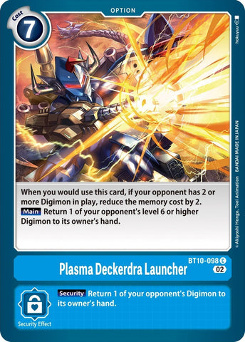 Plasma Deckerdra Launcher [BT10-098] [Xros Encounter] - Destination Retro