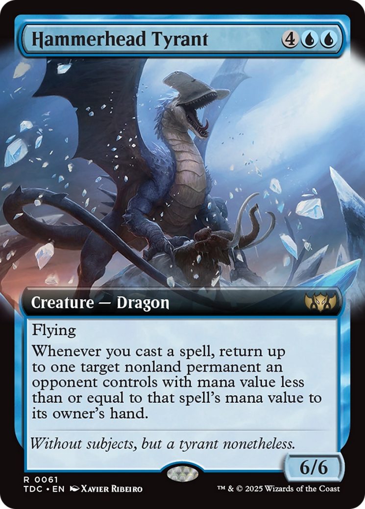 Hammerhead Tyrant (Extended Art) [Tarkir: Dragonstorm Commander] - Destination Retro