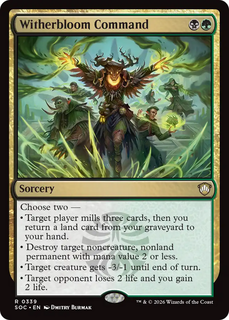 Witherbloom Command [Secrets of Strixhaven Commander] - Destination Retro