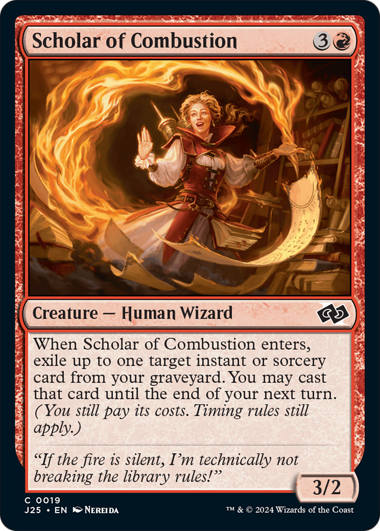 Scholar of Combustion [Foundations Jumpstart] - Destination Retro