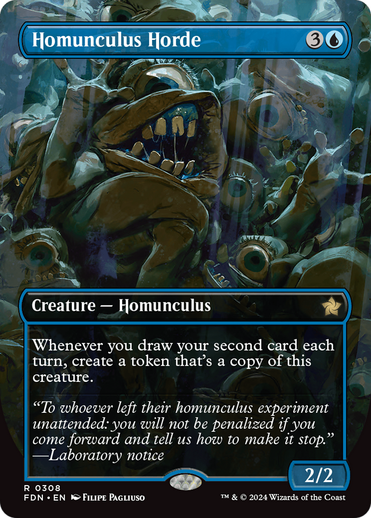 Homunculus Horde (Borderless) [Foundations] - Destination Retro