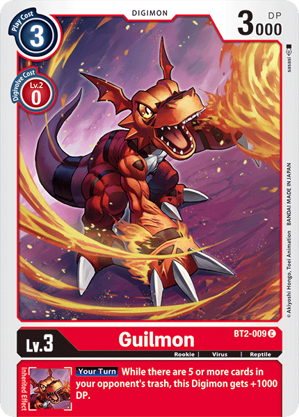 Guilmon [BT2-009] [Release Special Booster Ver.1.0] - Destination Retro