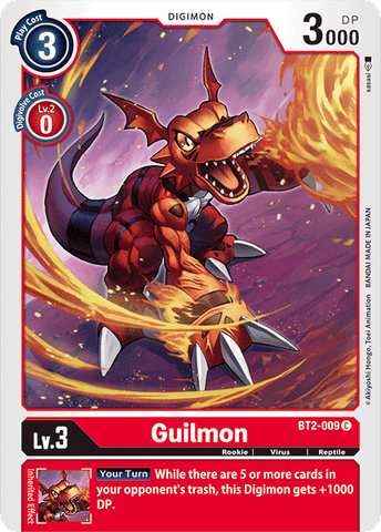 Guilmon [BT2-009] [Release Special Booster Ver.1.0] - Destination Retro