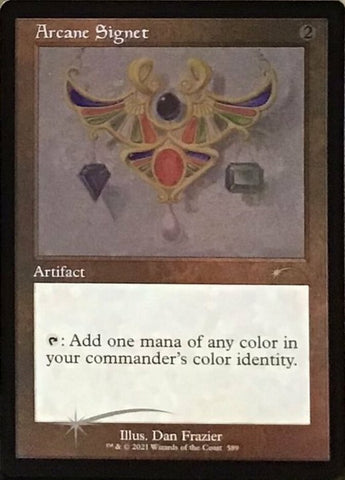 Arcane Signet (Retro) (Foil Etched) [Secret Lair Drop Promos] - Destination Retro