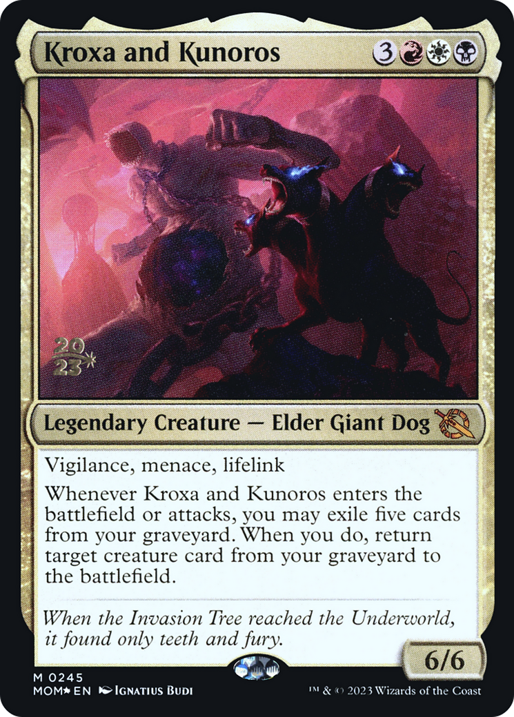 Kroxa and Kunoros [March of the Machine Prerelease Promos] - Destination Retro
