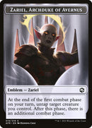 Spider // Zariel, Archduke of Avernus Emblem Double-Sided Token [Dungeons & Dragons: Adventures in the Forgotten Realms Tokens] - Destination Retro