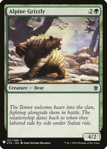 Alpine Grizzly [Mystery Booster] - Destination Retro