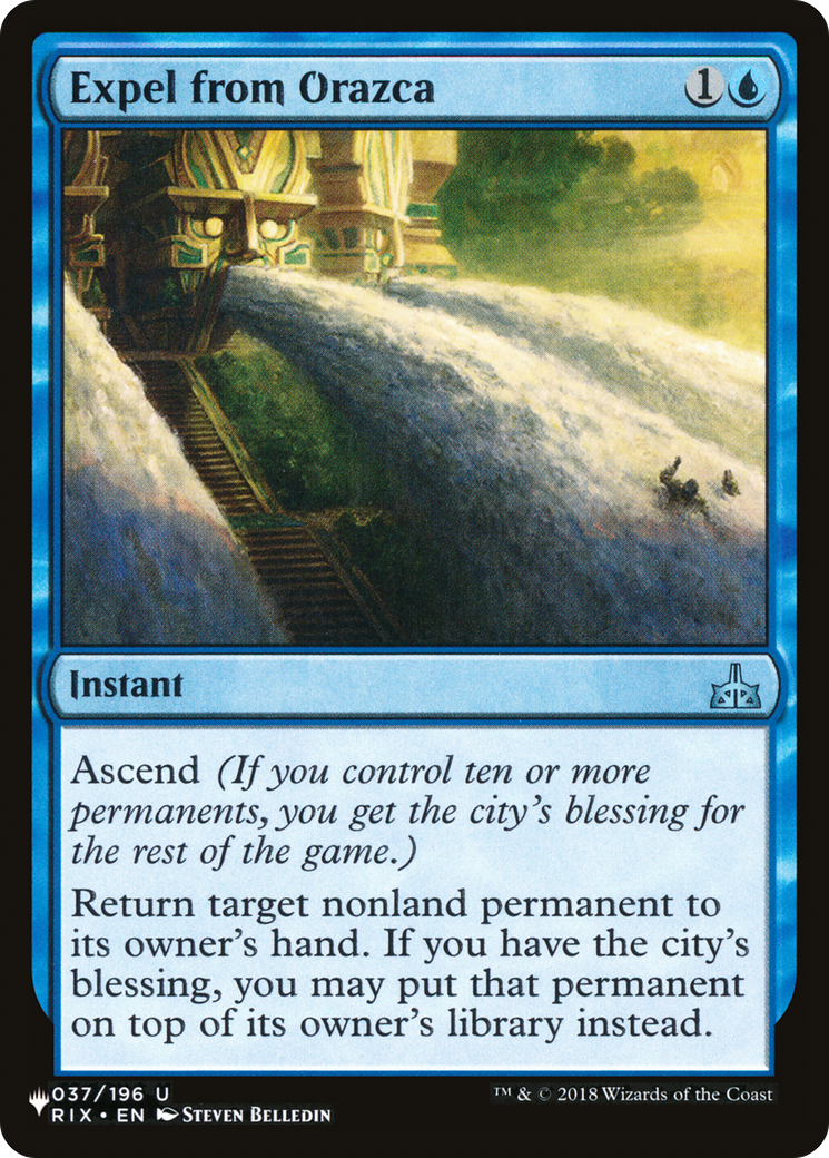 Expel from Orazca [The List] - Destination Retro