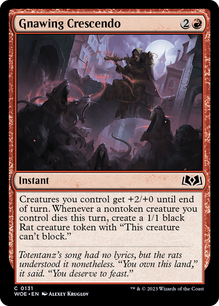 Gnawing Crescendo [Wilds of Eldraine] - Destination Retro
