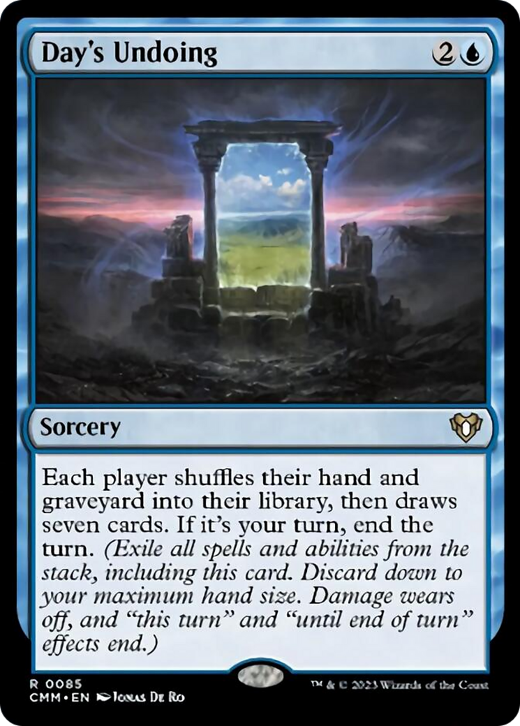 Day's Undoing [Commander Masters] - Destination Retro