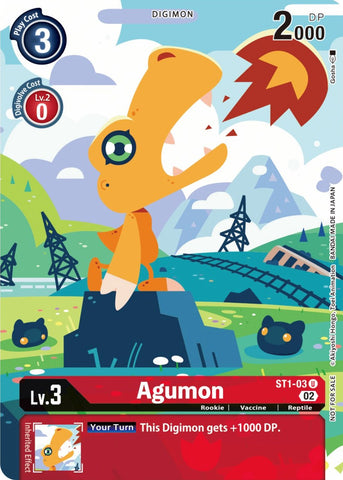 Agumon [ST1-03] (Box Topper) [Dimensional Phase] - Destination Retro