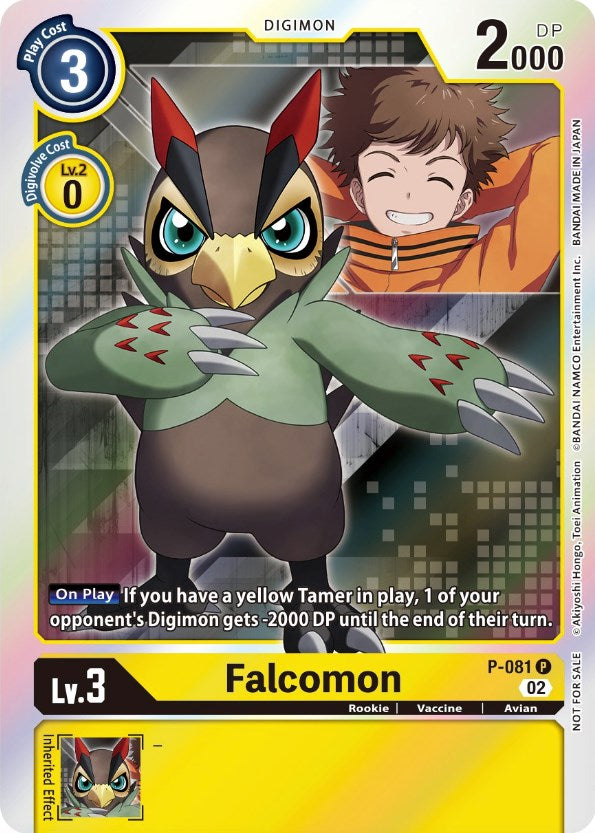 Falcomon [P-081] (Digimon Survive Anime Expo 2022) [Promotional Cards] - Destination Retro