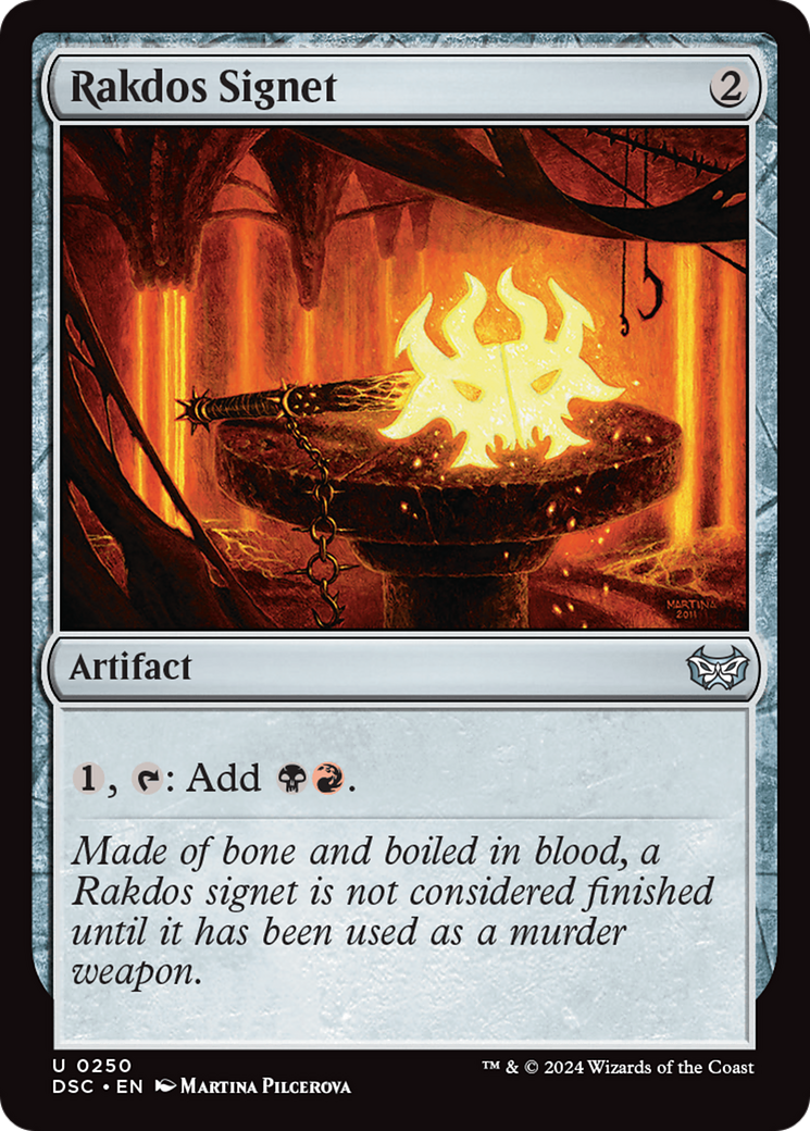 Rakdos Signet [Duskmourn: House of Horror Commander] - Destination Retro