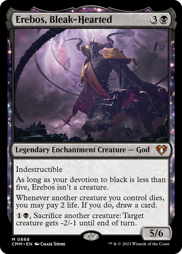 Erebos, Bleak-Hearted [Commander Masters] - Destination Retro