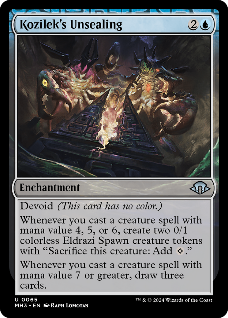 Kozilek's Unsealing [Modern Horizons 3] - Destination Retro
