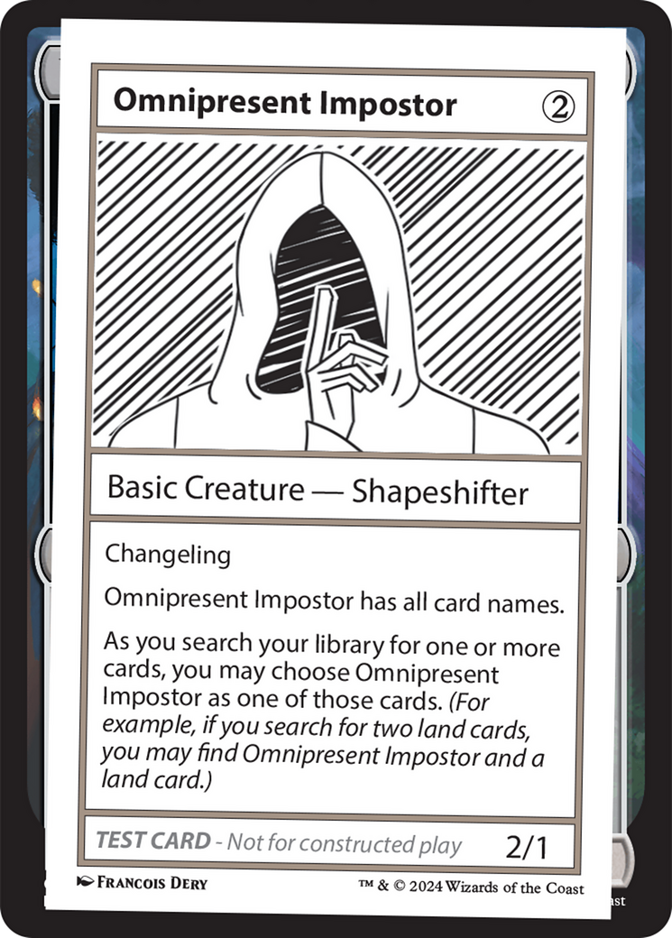 Omnipresent Impostor [Mystery Booster 2 Playtest Cards] - Destination Retro