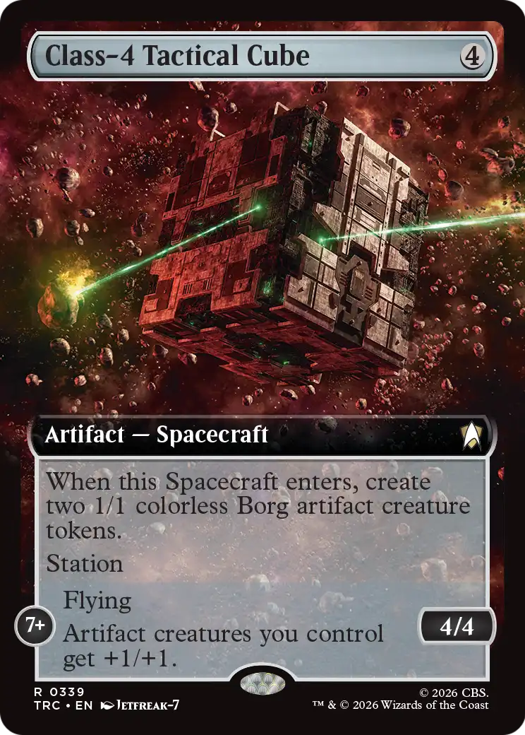 Class-4 Tactical Cube (Extended Art) [Star Trek Commander] - Destination Retro