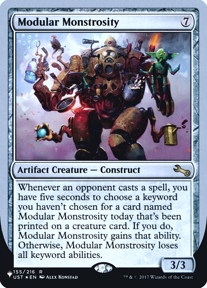 Modular Monstrosity (Unfinity Foil Edition) [The List] - Destination Retro