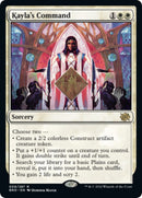 Kayla's Command (Promo Pack) [The Brothers' War Promos] - Destination Retro