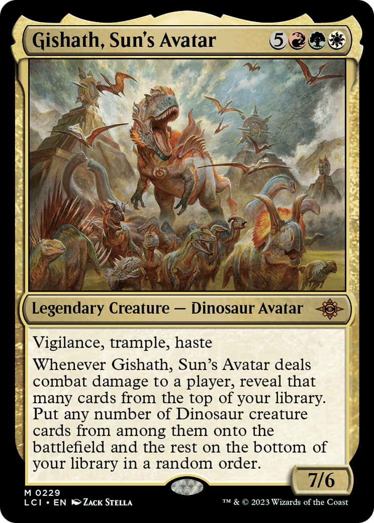 Gishath, Sun's Avatar [The Lost Caverns of Ixalan] - Destination Retro