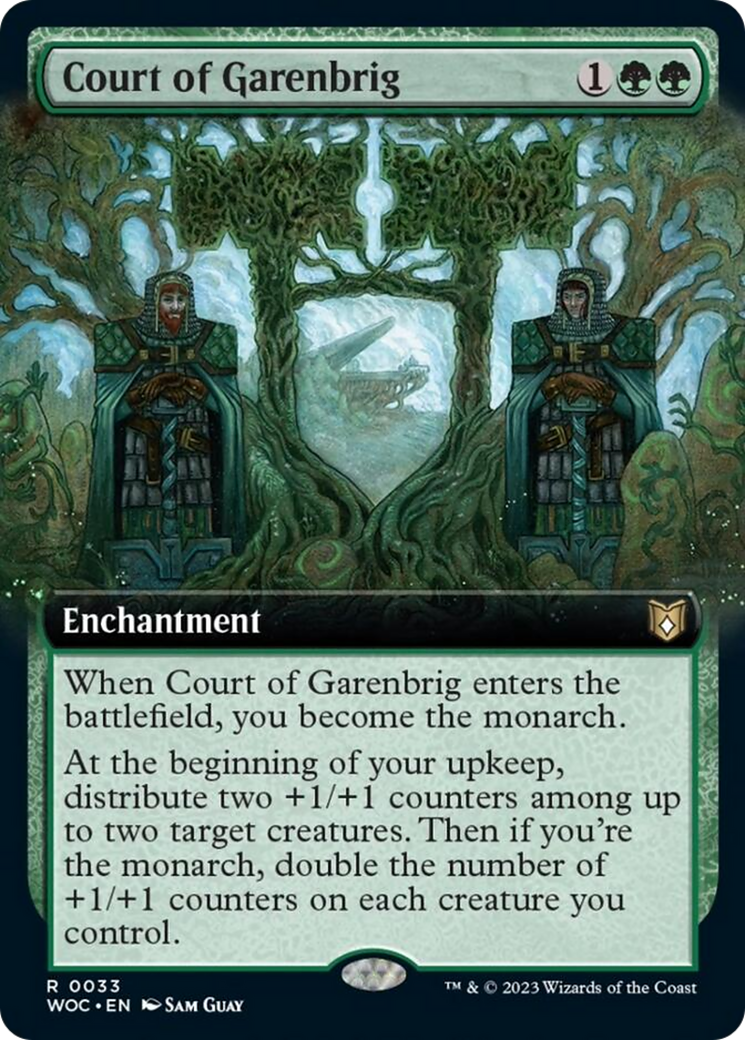 Court of Garenbrig (Extended Art) [Wilds of Eldraine Commander] - Destination Retro