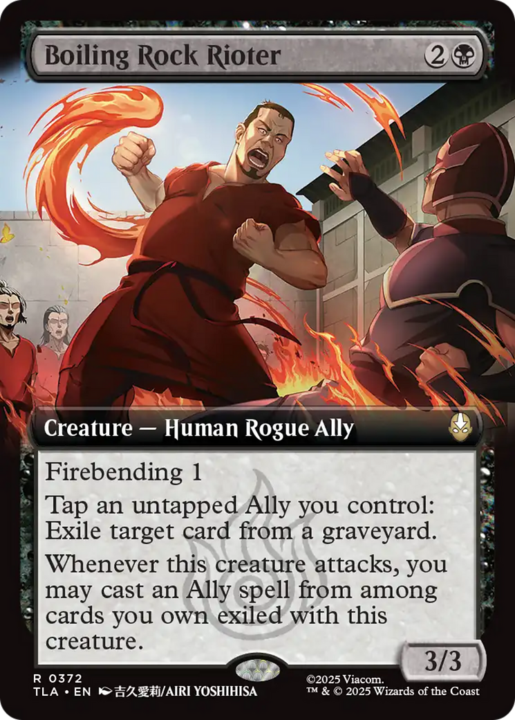 Boiling Rock Rioter (Extended Art) [Avatar: The Last Airbender] - Destination Retro