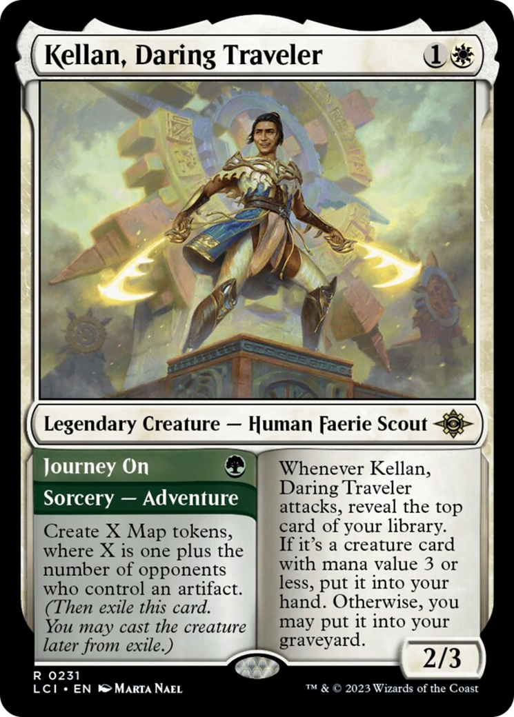 Kellan, Daring Traveler [The Lost Caverns of Ixalan] - Destination Retro