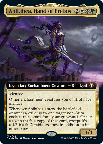 Anikthea, Hand of Erebos (Extended Art) [Commander Masters] - Destination Retro