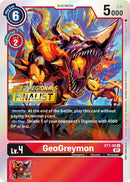 GeoGreymon [ST7-06] (2022 Championship Offline Regional) (Online Finalist) [Starter Deck: Gallantmon Promos] - Destination Retro