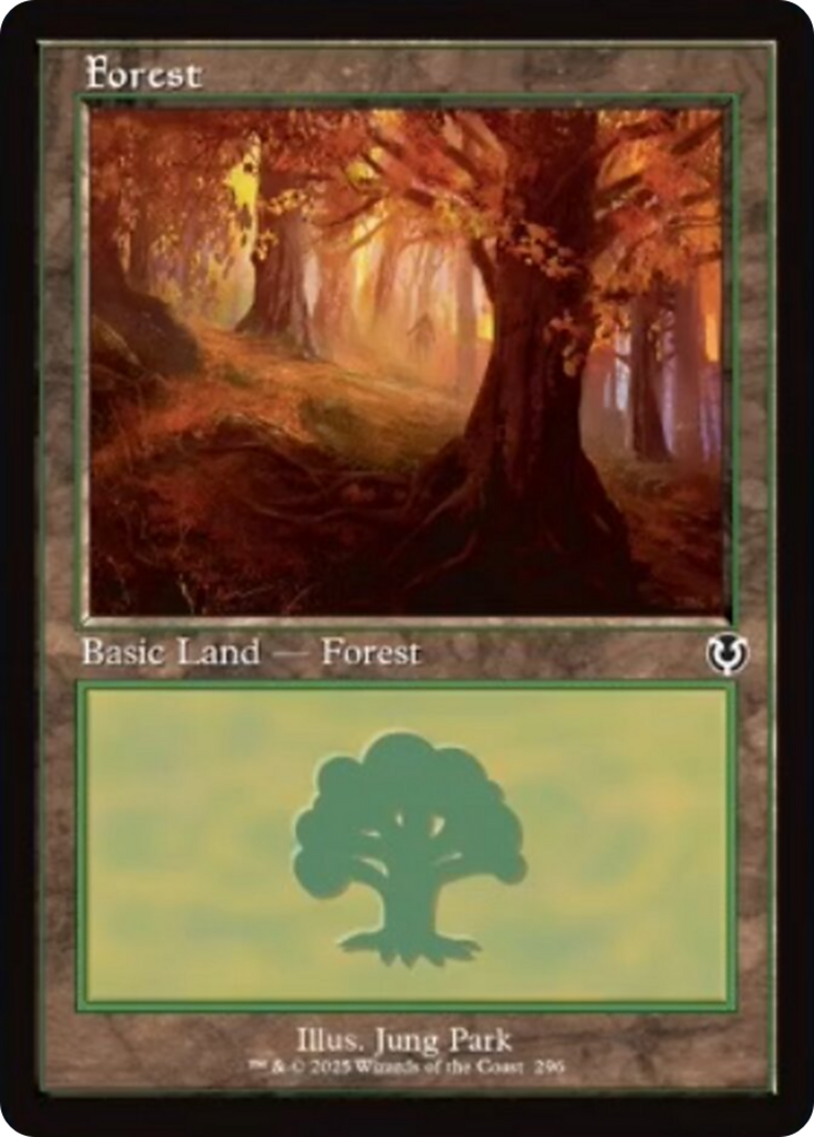 Forest (296) (Retro Frame) [Innistrad Remastered] - Destination Retro