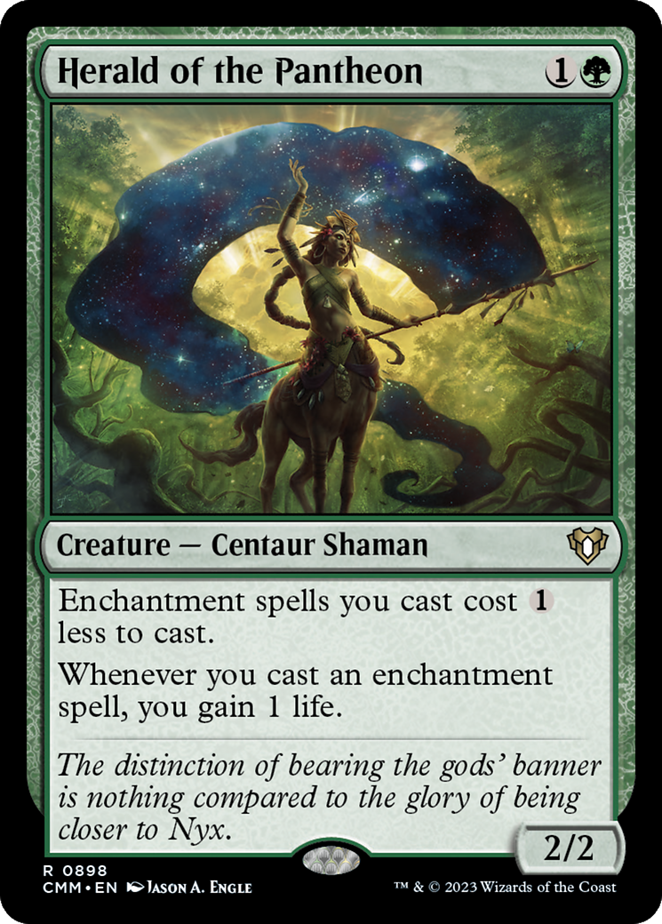 Herald of the Pantheon [Commander Masters] - Destination Retro