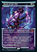 Blade of the Oni (Showcase Soft Glow) [Kamigawa: Neon Dynasty] - Destination Retro