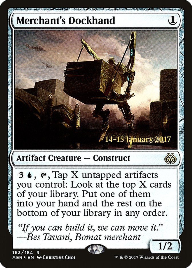 Merchant's Dockhand [Aether Revolt Prerelease Promos] - Destination Retro