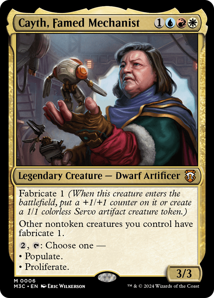 Cayth, Famed Mechanist [Modern Horizons 3 Commander] - Destination Retro