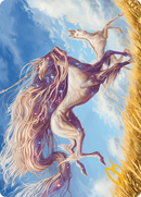 Nyxborn Unicorn Art Card (Gold-Stamped Signature) [Modern Horizons 3 Art Series] - Destination Retro