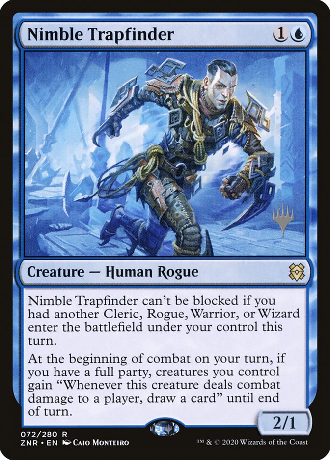 Nimble Trapfinder (Promo Pack) [Zendikar Rising Promos] - Destination Retro